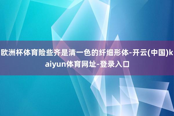 欧洲杯体育险些齐是清一色的纤细形体-开云(中国)kaiyun体育网址-登录入口